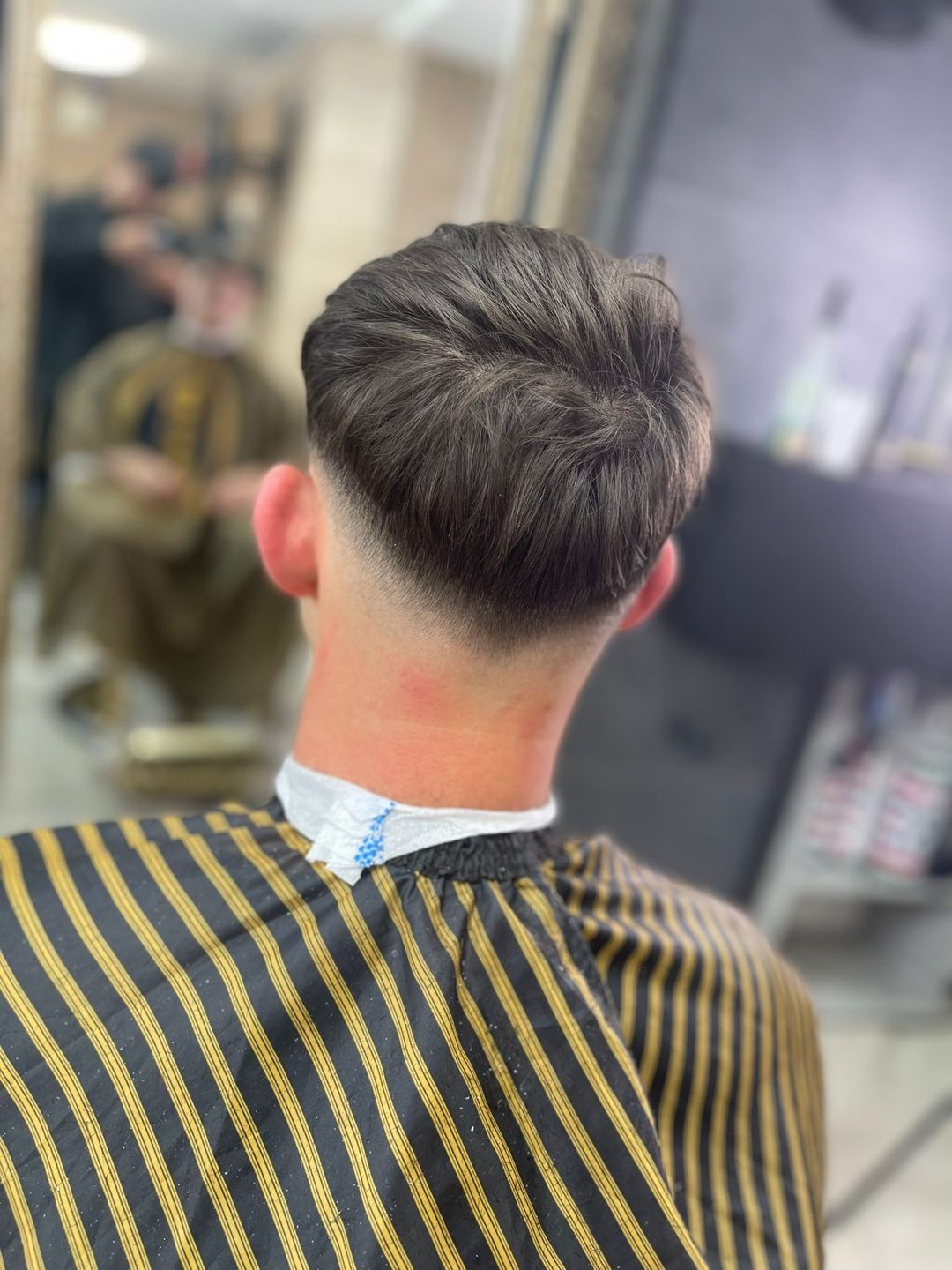 Taper Fade mit Textur